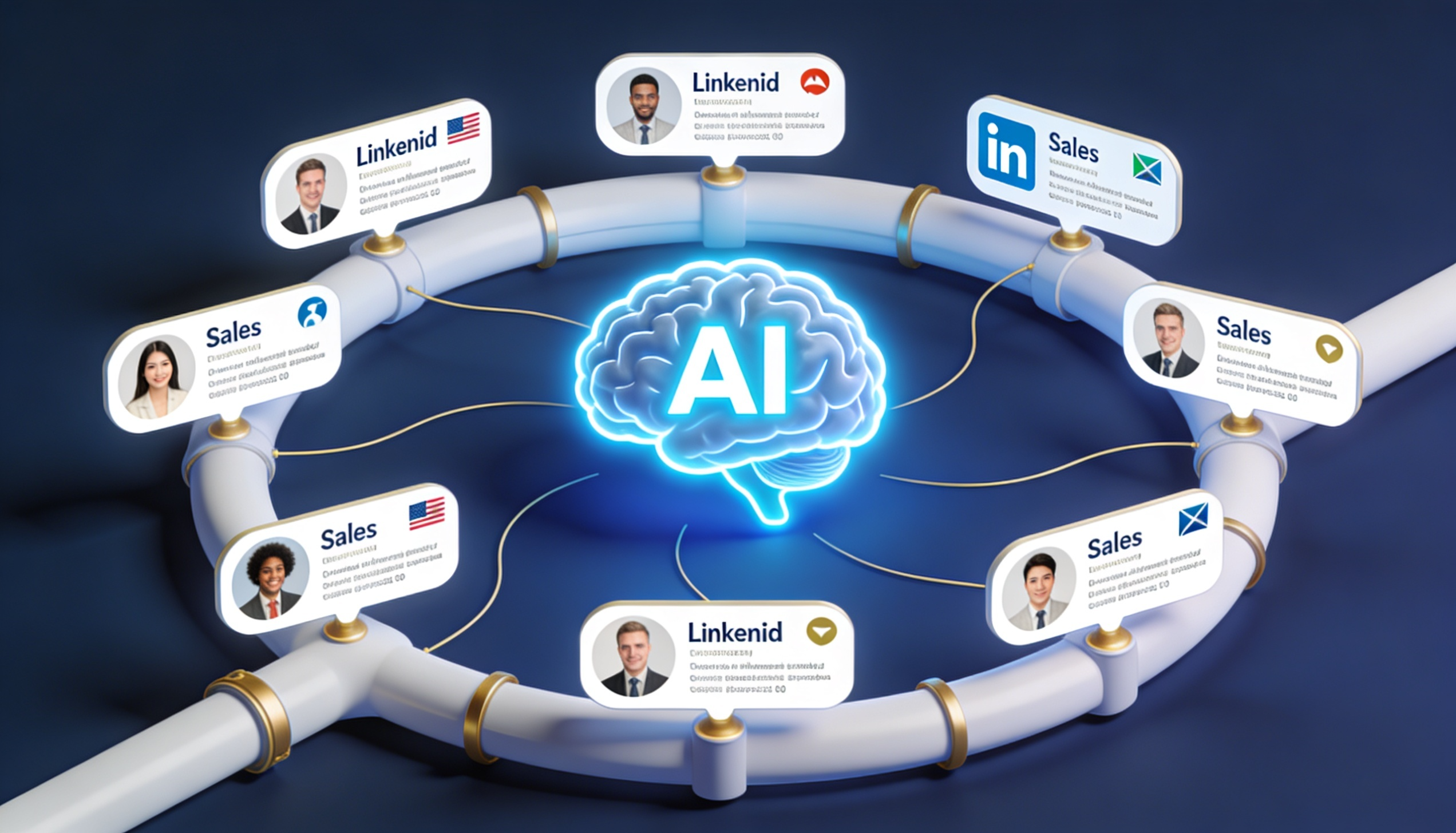LinkedIn AI automation in action