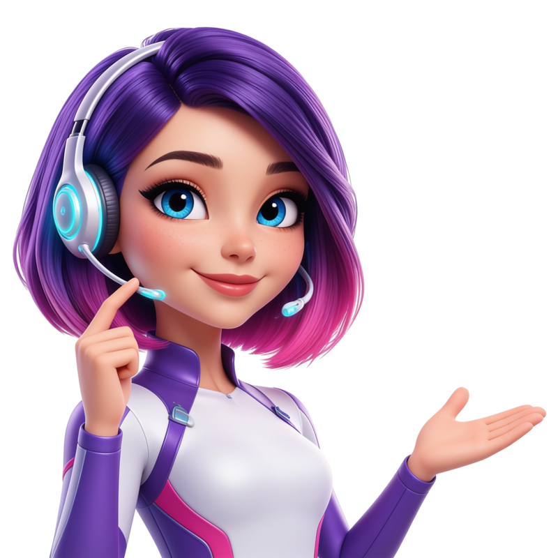 Lisa hilft beim Support